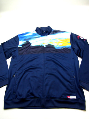 Phat Farm Track Jacket Mens XXL The Pursuit of Good Fortune Asian Logos Zip Tags