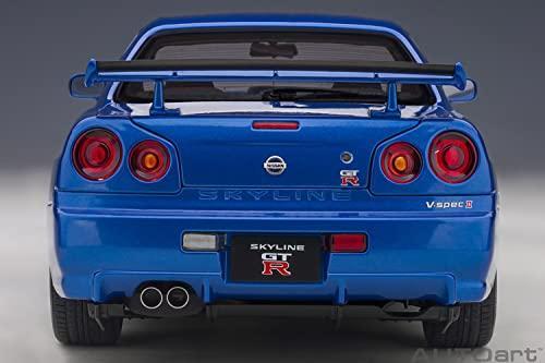 AUTOart 1/18 Nissan Skyline GT-R (R34) V Spec II Bayside Blue