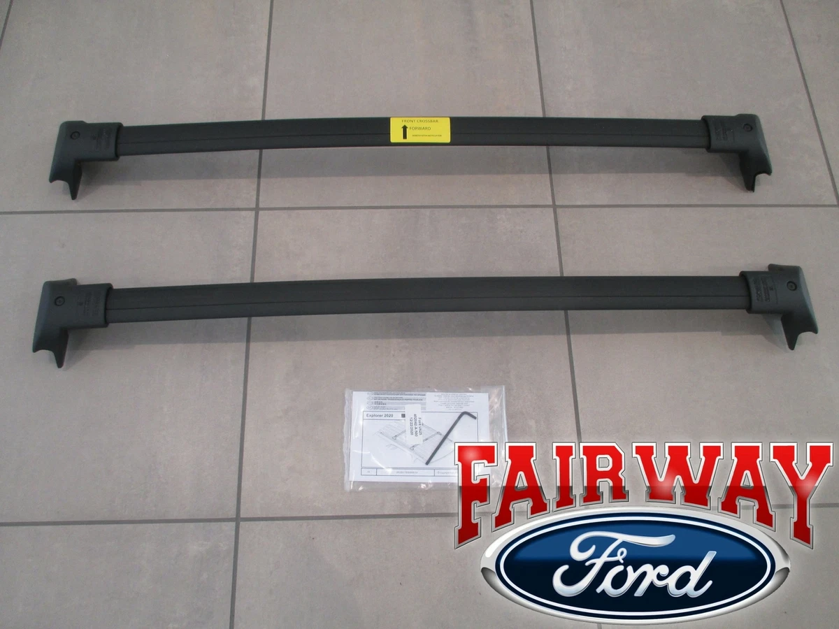 20 thru 23 Explorer OEM Genuine Ford Parts Black Roof Rack Cross Bar Set 2- piece