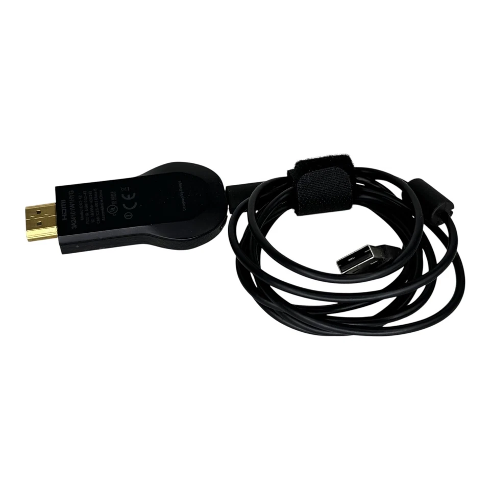 Google Chromecast (1st Gen) HDMI Media Streamer (H2G2-42) Dongle - Image 2 of 2