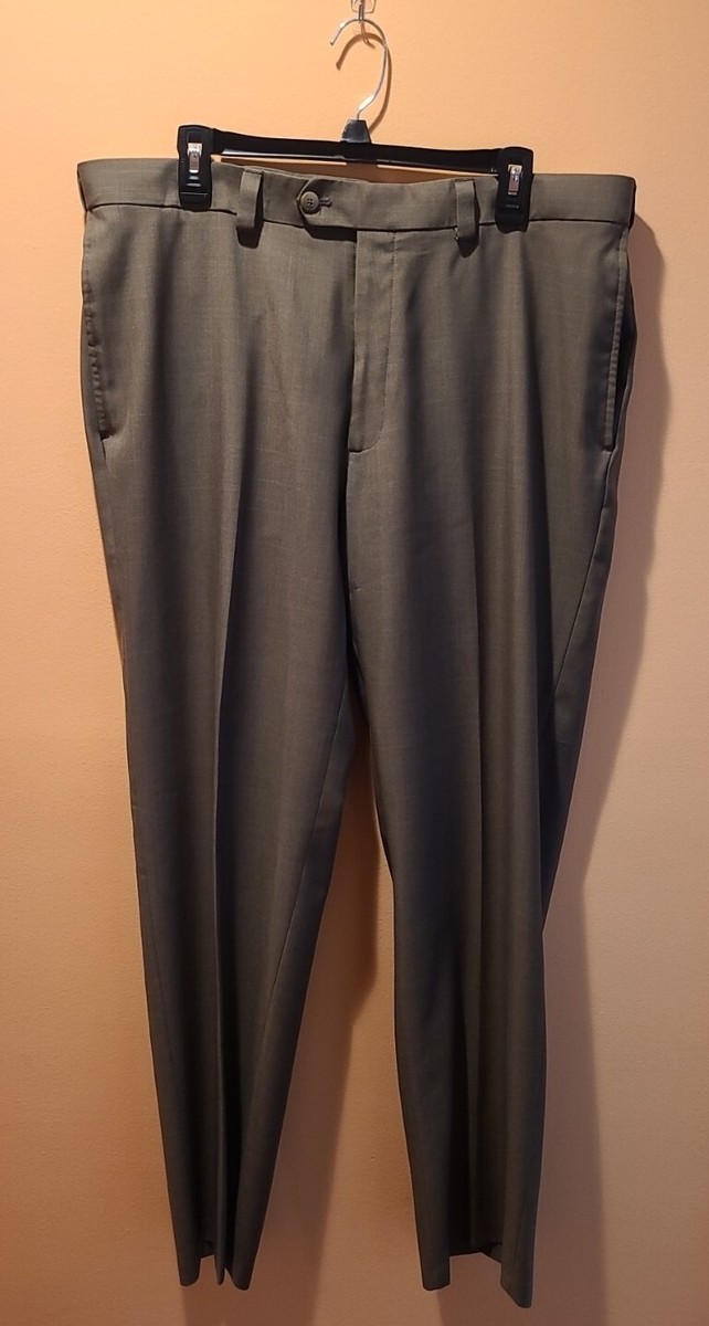 slim fit dress slacks E-CLO™ Stria Dress Pant| Haggar