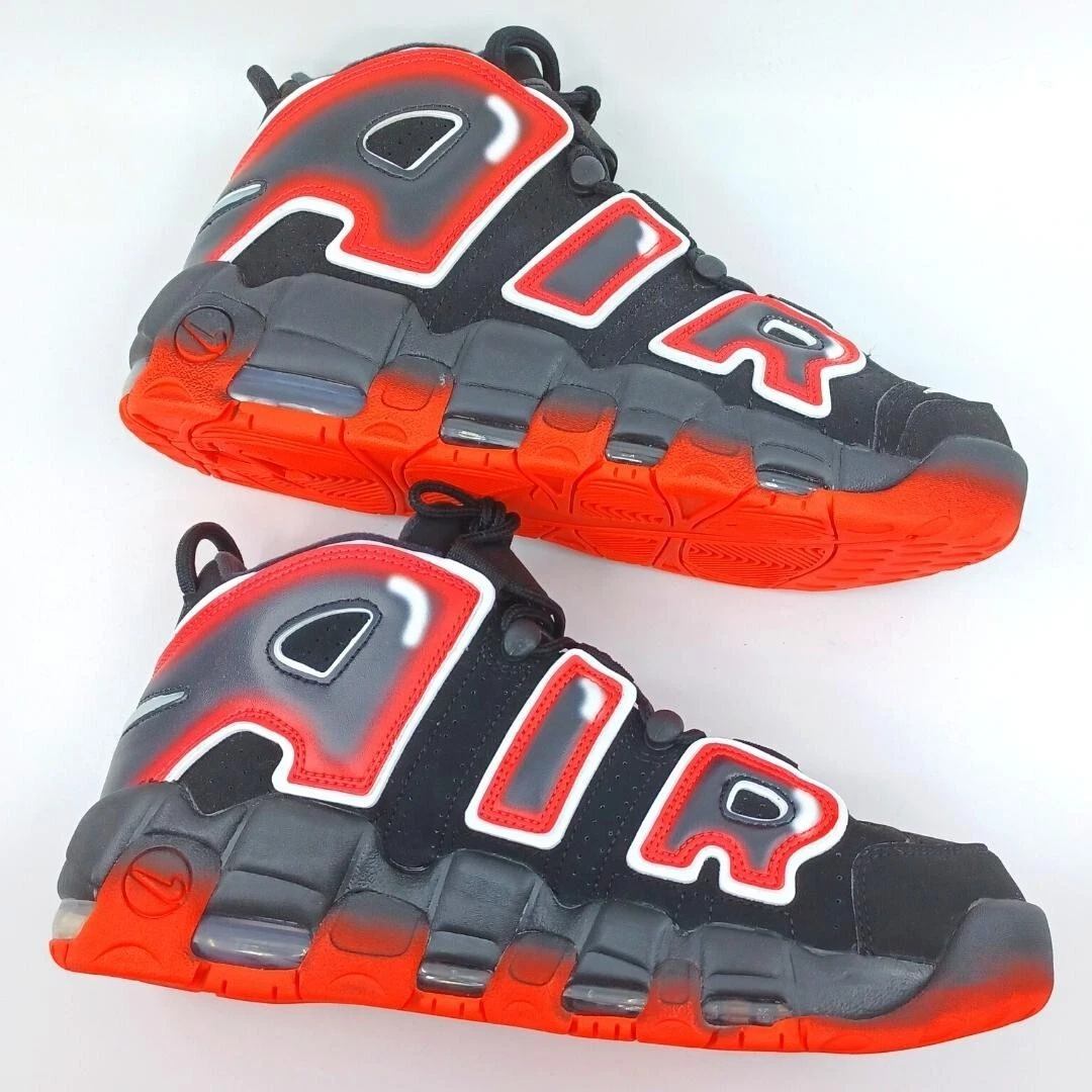 Nike Air More Uptempo '96 Black Laser Crimson (CJ6129-001) Men's 9(UK8/27cm) New