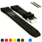 ND Limits Silicone Rubber Waterproof Watch Band Strap 18 20 22 24 PRO MM