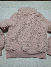 New Faux Sherpa Bomber Jacket, Medium Size  And The Color Is Blush