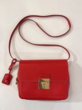 Marc Jacobs Camera Bag Red Leather Crossbody Purse Bag