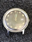 Vintage Timex Automatic Watch Men Silver Tone  Runs Waterproof
