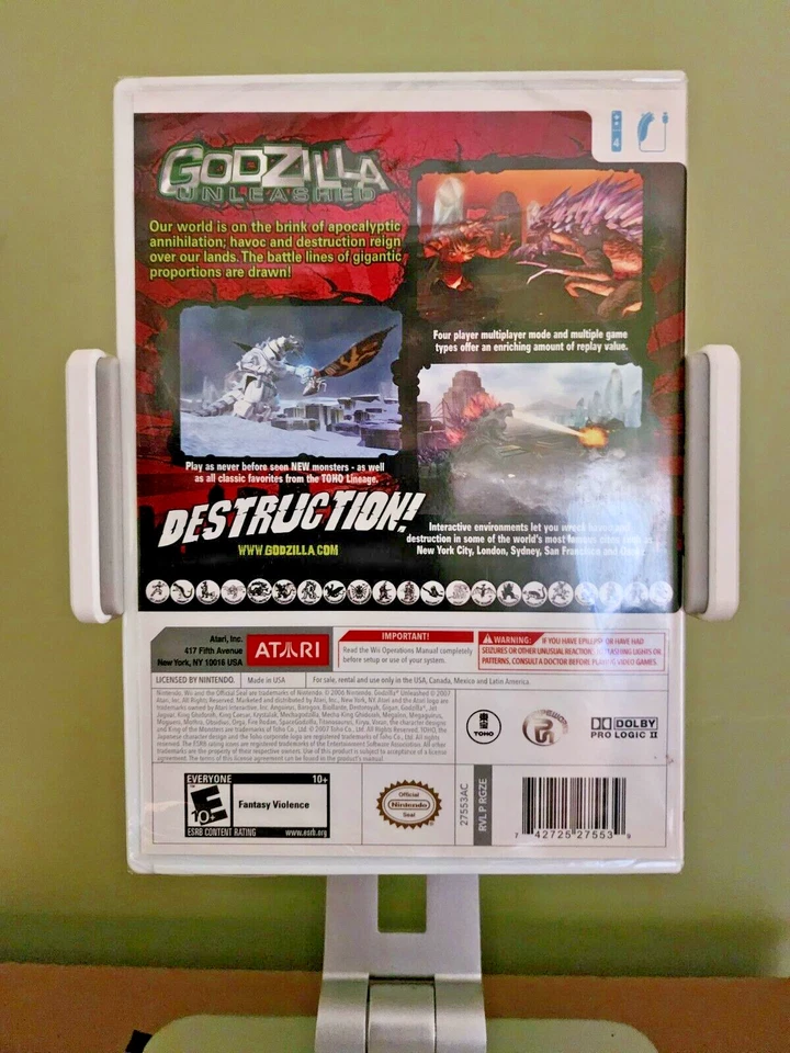 Godzilla: Unleashed (Nintendo Wii, 2007) - Image 4 of 4