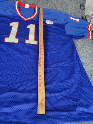 Maglia vintage New York Giants Simms 11 uomo taglia 56 blu ragno 43 abbigliamento sportivo - Foto 4 di 10