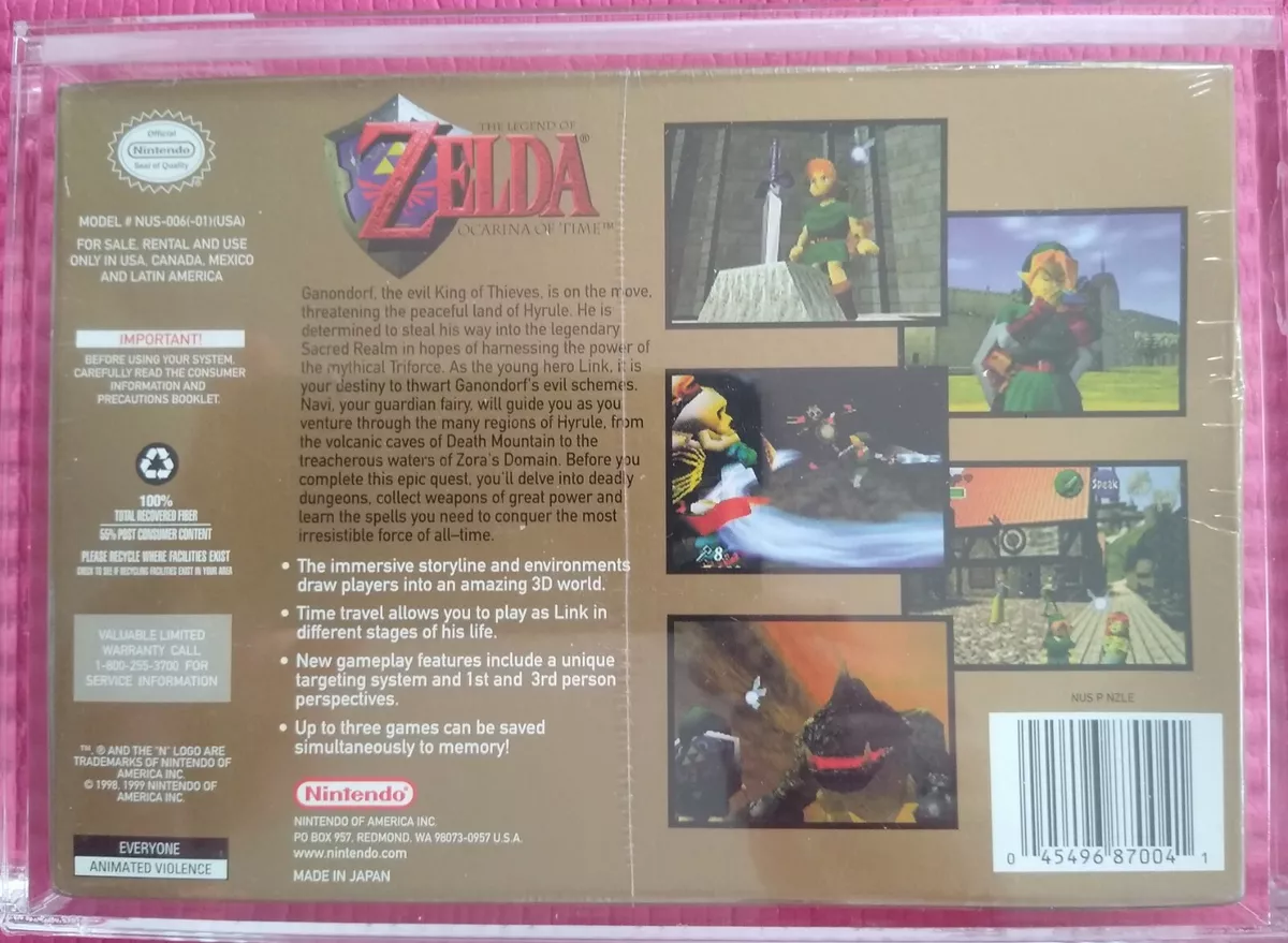 Official The Legend of Zelda Electronic Ocarina of Time Rare