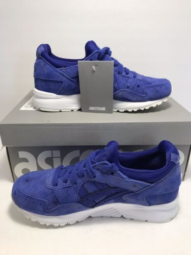 Asics Womens Size 6 Tiger Gel-Lyte V Athletic Running Asics Blue Shoe HL7E9-4545 - Picture 4 of 7
