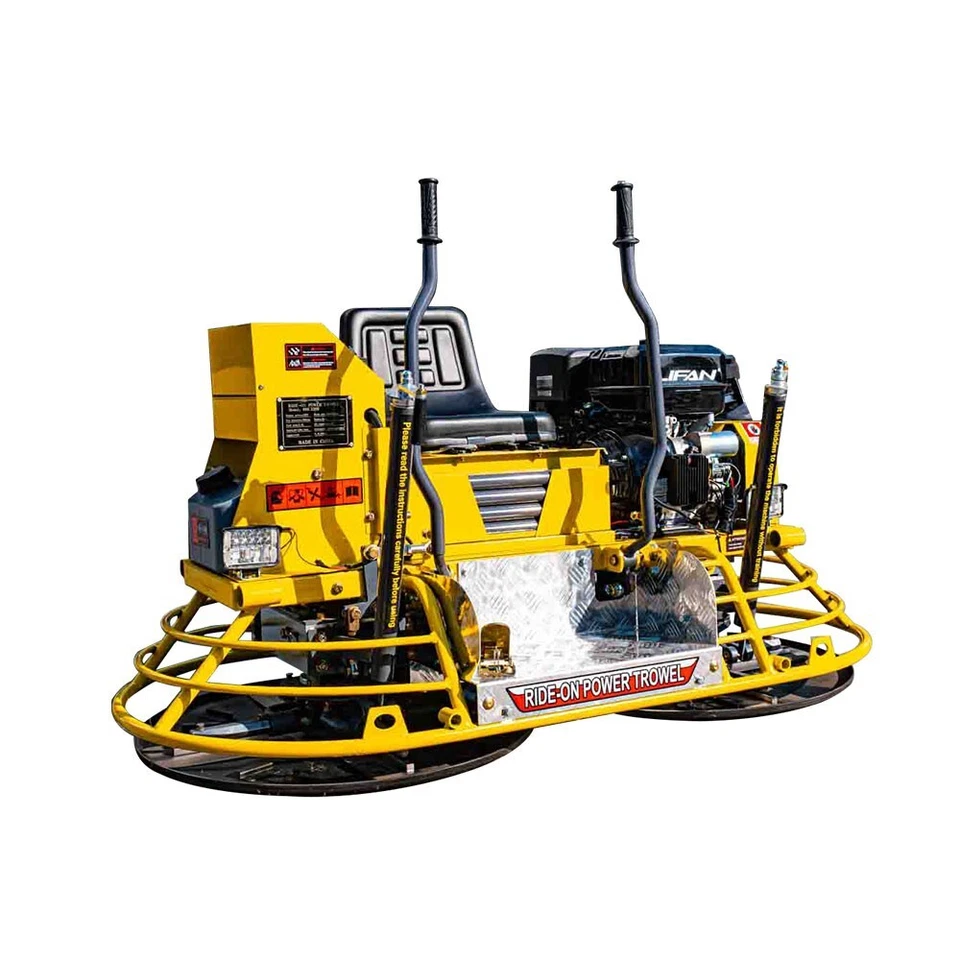 13HP Gas Engine Cement Concrete Ride On Trowel Road Surface Finisher NJ Pick up - Image 4 of 4