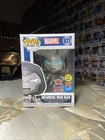 Funko Pop! Vinyl: Marvel - Infamous Iron Man (GITD) #677 Diamond W/PROTECTOR