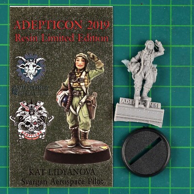 Svargan Aerospace Pilot AdeptiCon 2019 Limited Edition Victoria Miniatures