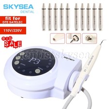 Dental Ultrasonic Piezo Scaler 5 Tips Fits for DTE SATELEC + 10X H7DTE Handpiece