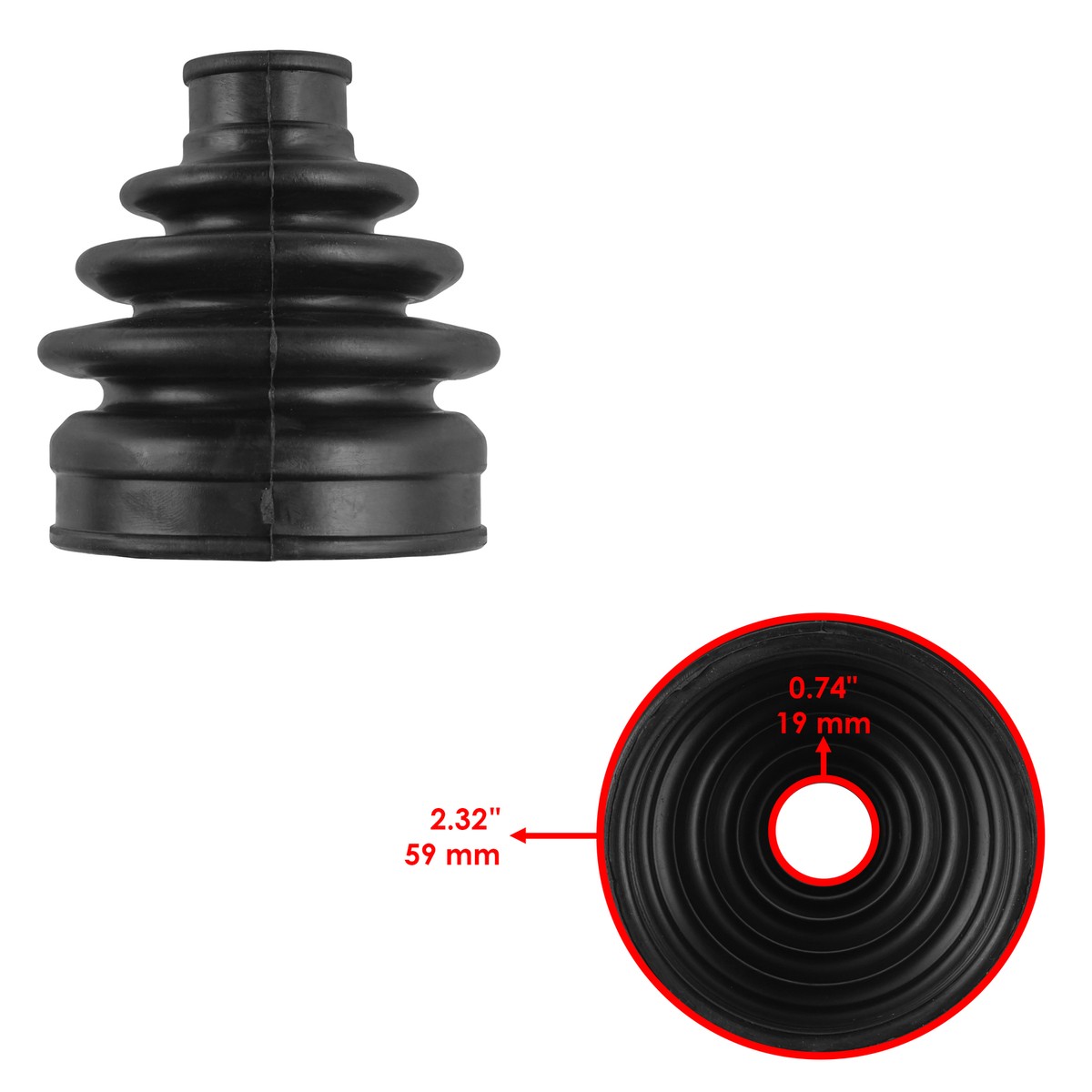 Front Axle Outer CV Boot Kit for Kawasaki 49006-0054 49006-1318 | eBay
