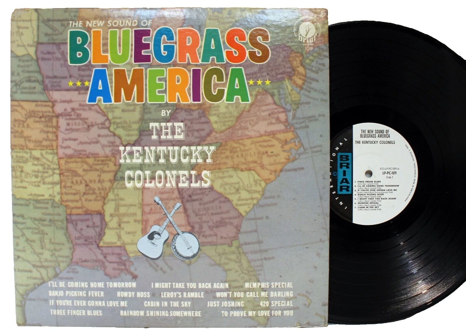 Estados Unidos Country Bluegrass discos de vinilo