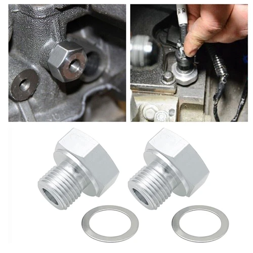 2pc Oil Pressure Sensor Adapter For LS Engine Swap Male M16x1.5 Female 1/8 NPT - Picture 2 of 7