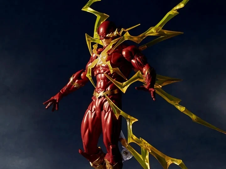 Increíble figura de acción Kaiyodo Revoltech Yamaguchi The Flash nueva en mano Foto 2 de 4