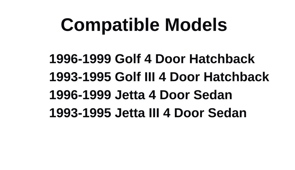Fit 1993-1999 Volkswagen Golf & Jetta 4 Door Driver Left Front Door Window Glass Foto 4 de 4