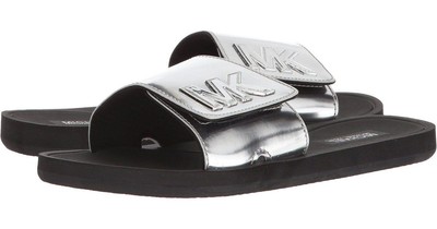 mk logo metallic slide