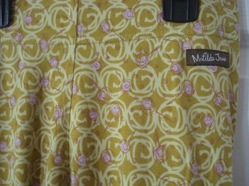 Matilda Jane Character Counts Green Print Pants Size 10 NEW - Picture 4 of 6