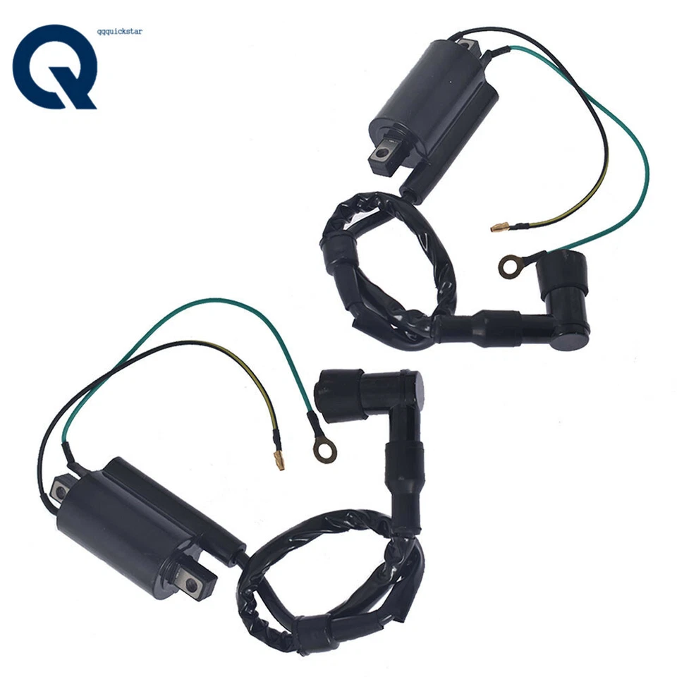 Juego de bobinas de encendido con tapas de enchufe para Honda CB350 CL350 SL350 CB360 Foto 2 de 4