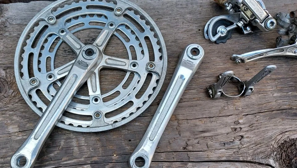 Shimano 600 Arabesque Group Groupset Crankset Brakes Levers Derailleurs Shifters - Image 2 of 4