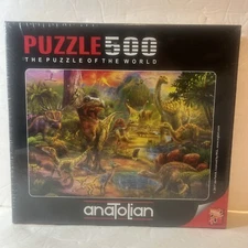 Anatolian 500 Jigsaw Puzzle Of The World Landscape Of Dinosaurs #3603 Anato Lían