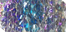 Crystal Comet Diamond 22mm Chinese Crystal Glass Beads Q2 Strands Blue Purple