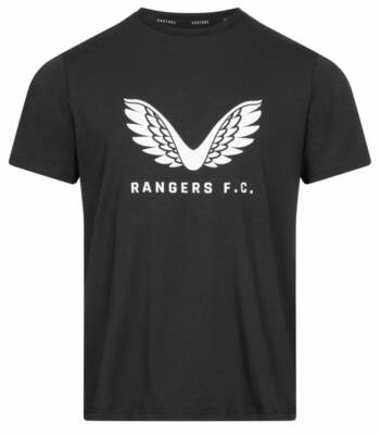 Glasgow Rangers FC CASTORE Travel Logo Herren T-Shirt XS TM1066-BLACK