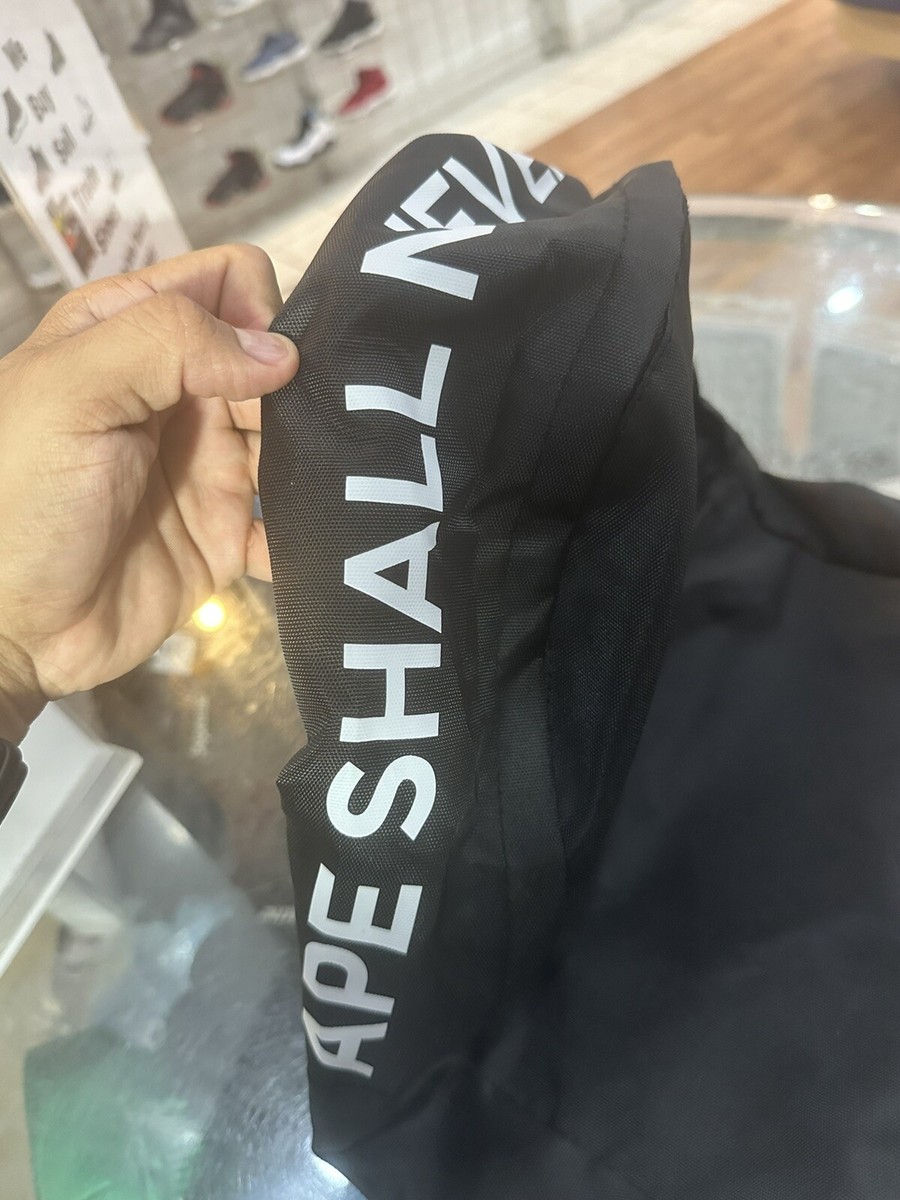 Black Bathing Ape Bape Ape shall Never Kill Backpack | eBay