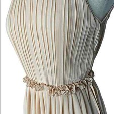 BN H&M size 12 Maxi Evening Wedding/ Bridesmaid Dress soft pink / blush / nude  