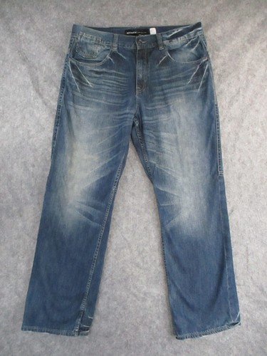 Rocawear Jeans Mens 38x33 Blue Denim Original Fit Urban Hip Hop Grunge Outdoors - 第 1/16 張圖片