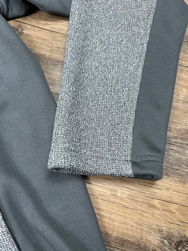 Spyder 1/4 Zip Pullover Men's L Gray Sweater Casual Motorcycle Knit Stretch EUC - Bild 7 von 13