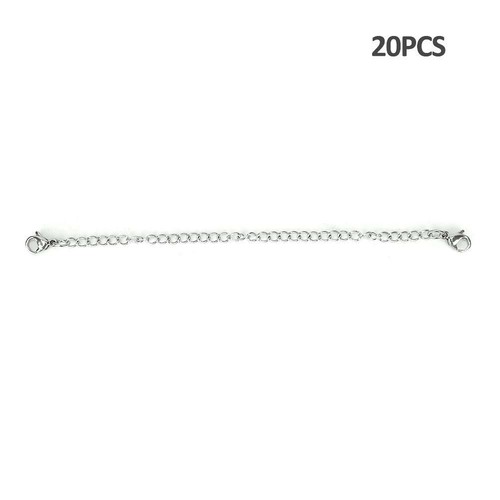 20pcs/Set Necklace Extension Chain Safety Extender Jewelry Making Findings NEW - Picture 2 of 9