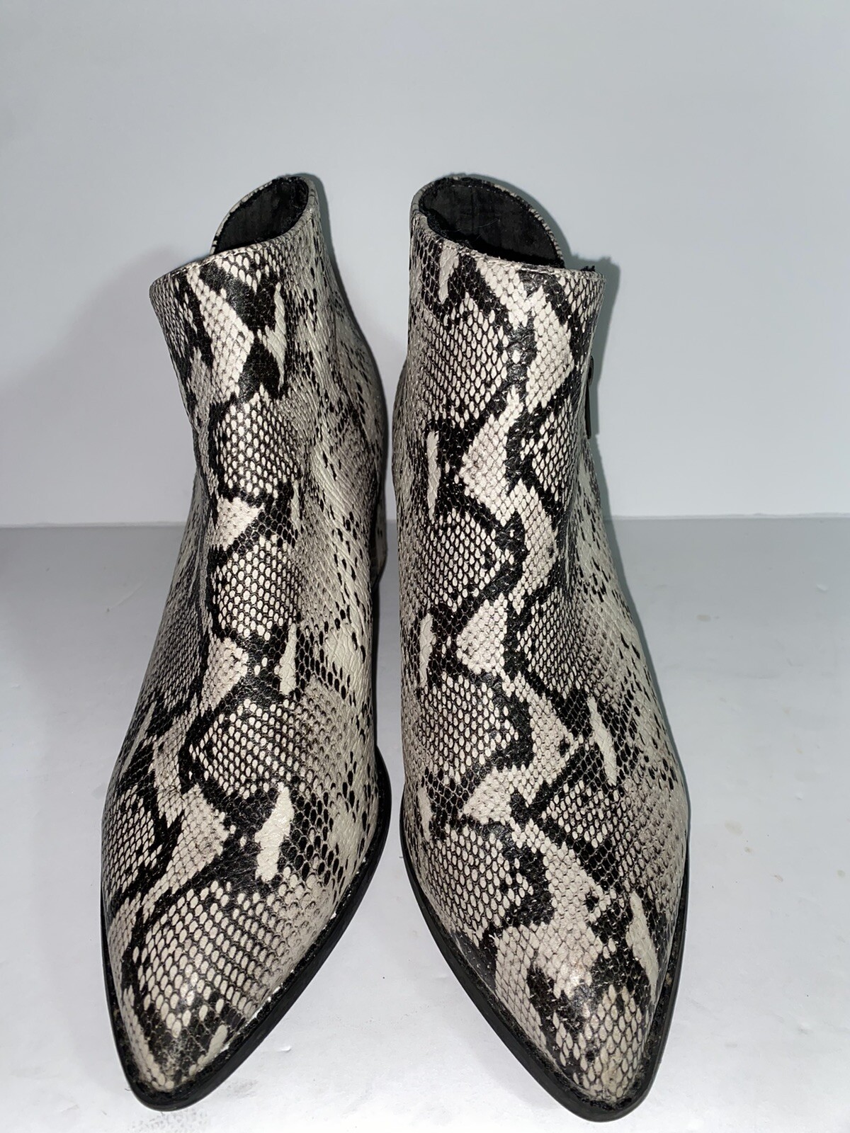 Seychelles Chaparral Black/White Python Boots Wom… - image 3