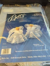 Bett's Needlepoint on Plastic Canvas "Celestial Misses" Christmas Angel Kit