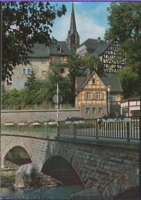 Alte Postkarte - Kneipp-Heilbad Bad Berleburg