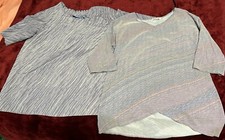 2 Women’s Tops 1 By Simply Vera Size L  1 By Misslook Size XXL Light Lavender