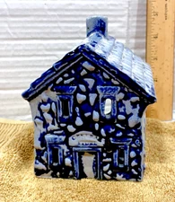 Rowe Pottery Cornerstone Village Stone House with light switch
