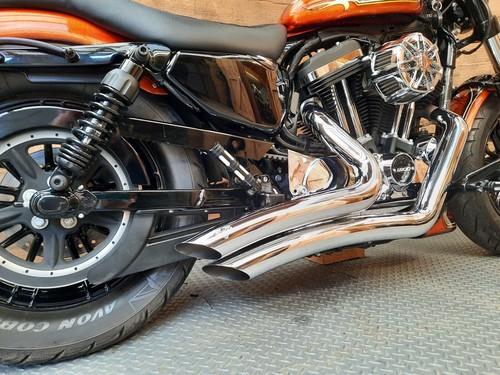 Harley Davidson XL 1200 883 Sportster Vance and Hines V & H Big Radius Exhaust - Picture 9 of 10