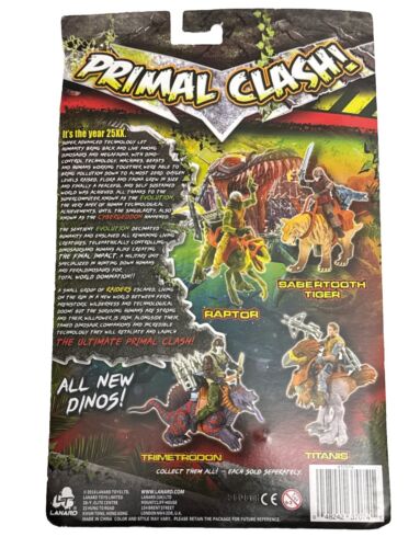 Lanard Primal Clash Dino Wrangler Trimetrodon Figur - Bild 3 von 4