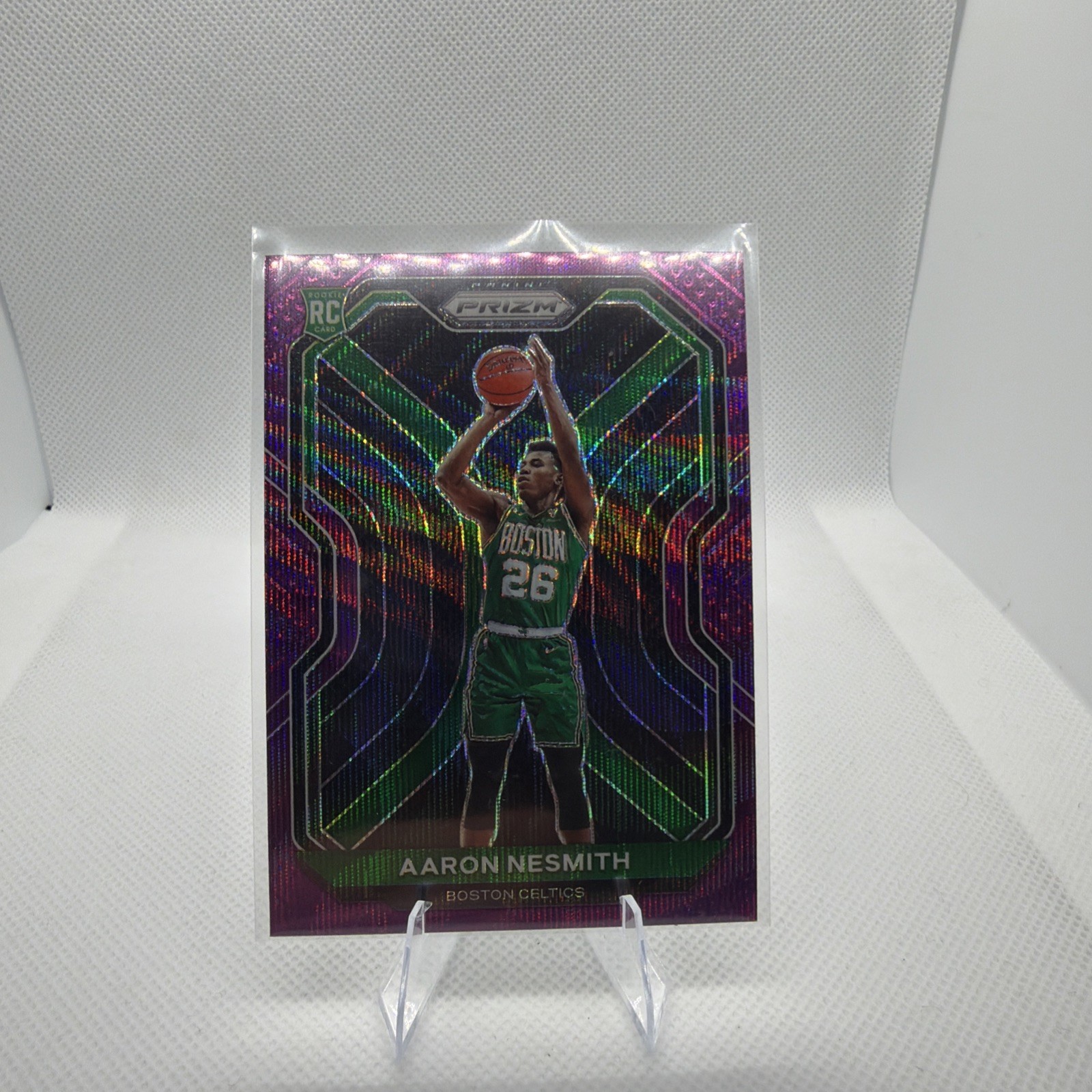 2020-21 Panini Prizm - Aaron Nesmith #282 Purple Wave Prizm (RC)
