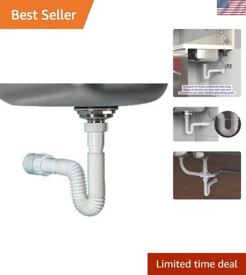 Advanced Adjustable 1-1/2'' P-Trap - 39'' Length for Versatile Sink Configurations