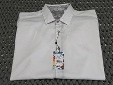 NEW Robert Graham Bayview Button-up White Hidden Floral S/S Resort Shirt SZ XL