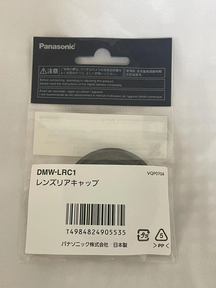 Tapa Trasera Lente LUMIX DMW-LRC1 Nueva Sin Usar Compatible con Cámaras Panasonic Foto 2 de 2