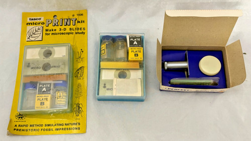 Vintage - Lot of Microscope Supplies - Print Kits - Perfect Microtome Set