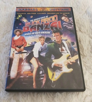 THE ADVENTURES OF BUCKAROO BANZAI DVD 2001 Peter Weller JEFF GOLDBLUM Excellent 