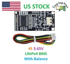 1Pcs 4S 20A BMS Board 3.65v LifePo4 Battery Protection Board with Balance