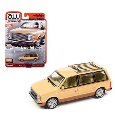 PLYMOUTH Voyager - 1985 - cream - Auto World 1:64